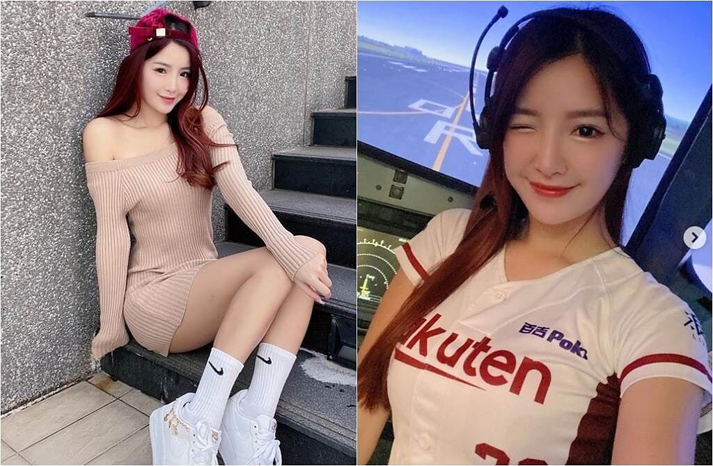 李恩菲效力于「Rakuten Girls」,外型甜美可人,被封为啦啦队女神。 (取材自aviva_1028 IG)